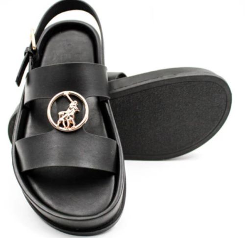 Polo Moulded Trim Sandal - Black