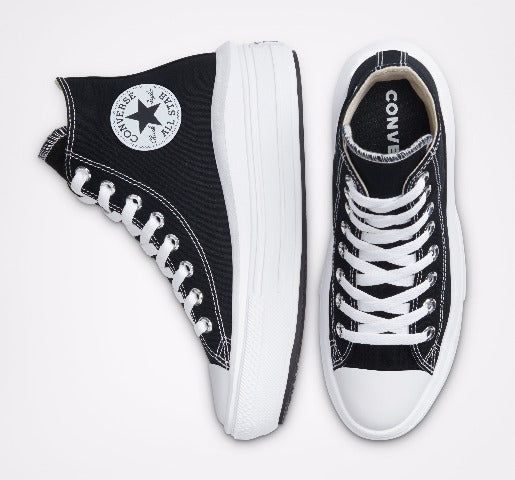 Converse All Star Platform Move Canvas High Top - Black