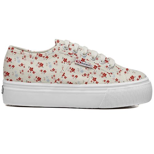 Superga 2790 Print White Avorio Red - Main Image
