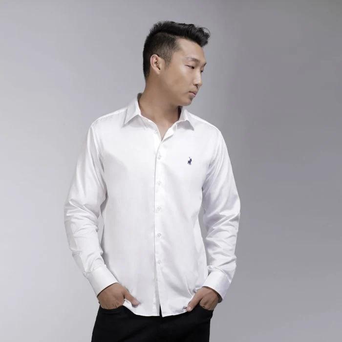 Mens Custom Fit Greig Shirt - White