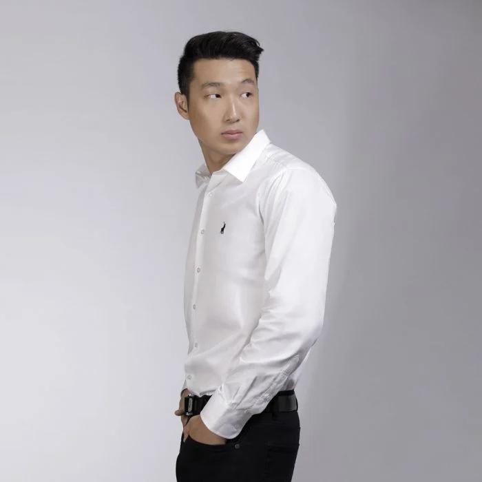 Mens Custom Fit Greig Shirt - White