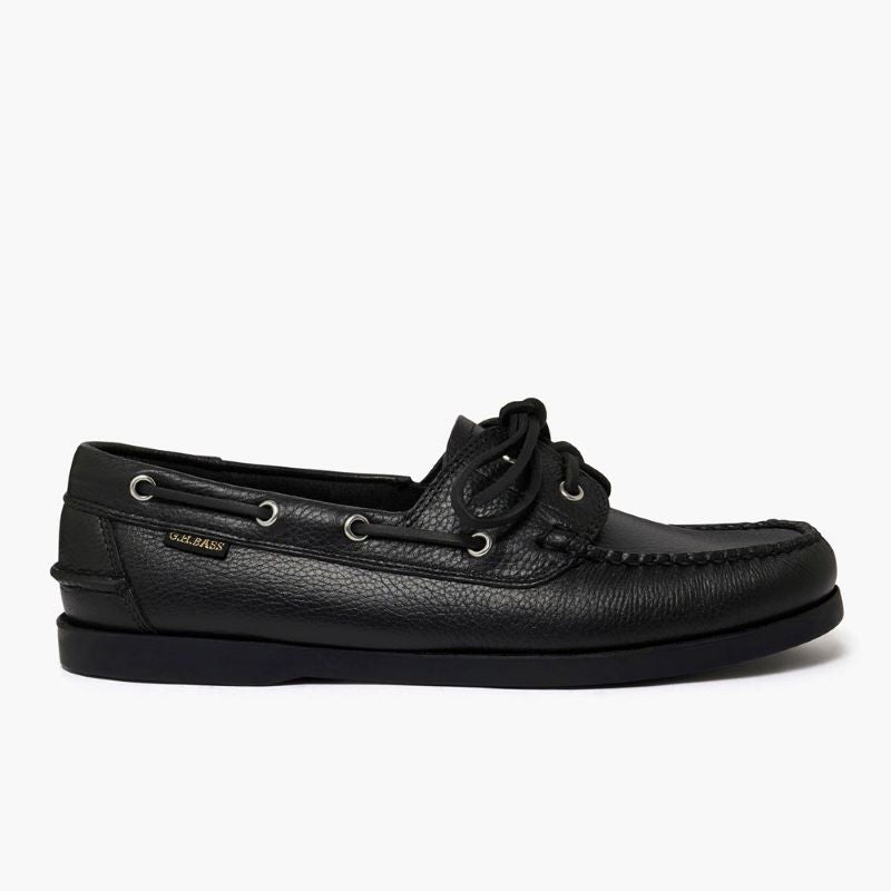 G.H. BASS JETTY II BOATER 2 EYE -BLACK