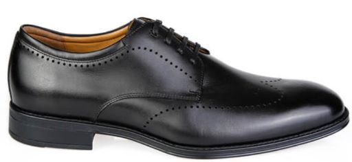 FLORSHEIM AMELIO PERF WING - BLACK
