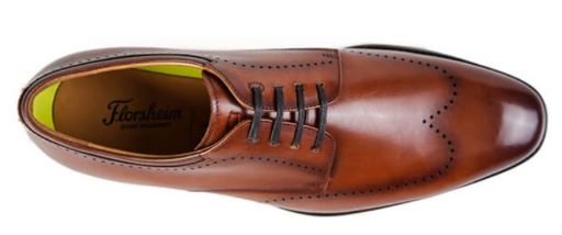 FLORSHEIM AMELIO PERF WING - COGNAC