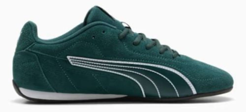 PUMA CATCH SD GREEN TERRAIN-WHITE BLACK