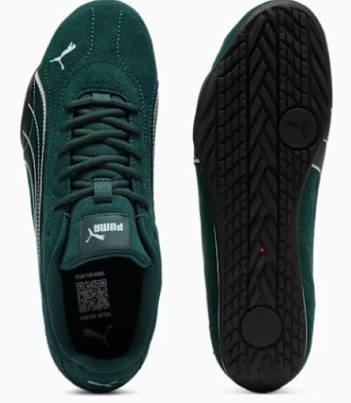 PUMA CATCH SD GREEN TERRAIN-WHITE BLACK
