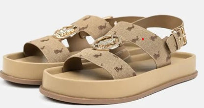 Polo Moulded Trim Sandal - Stone