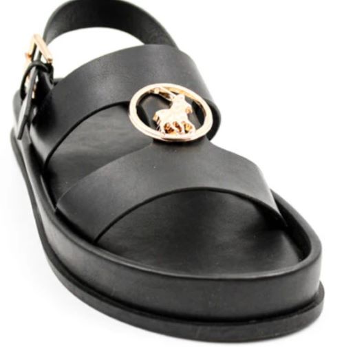Polo Moulded Trim Sandal - Black