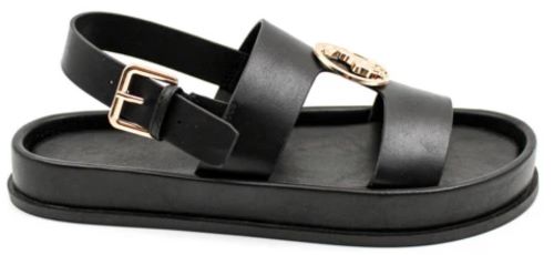 Polo Moulded Trim Sandal - Black