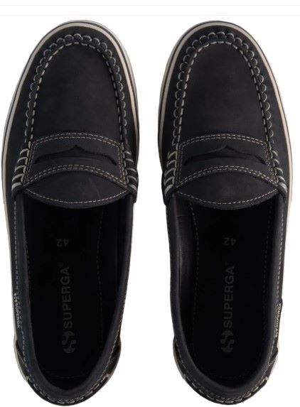 SUPERGA MOCC PENNY- BLUE DEEP LAKE