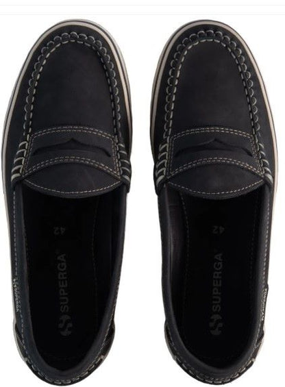 SUPERGA MOCC PENNY- BLUE DEEP LAKE