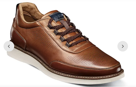 Florsheim Comfortech Launch Elastic Lace - Cognac