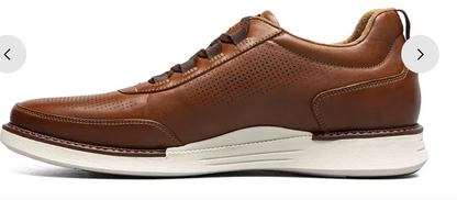 Florsheim Comfortech Launch Elastic Lace - Cognac