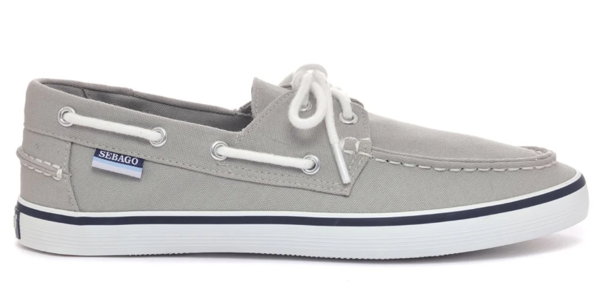Sebago Pascal Canvas Grey-Navy