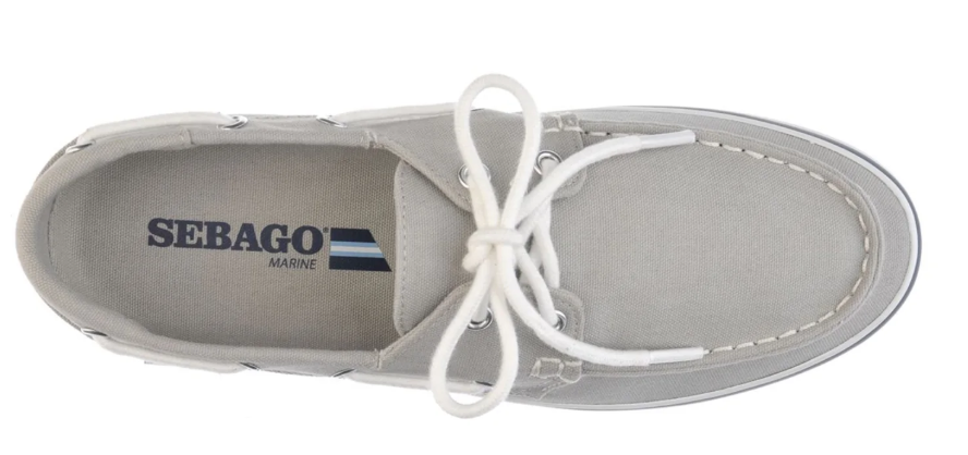 Sebago Pascal Canvas Grey-Navy