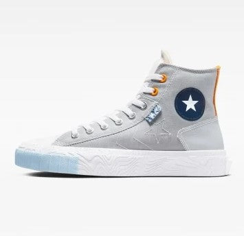 CHUCK TAYLOR ALT STAR FUTURE METALS HIGH TOP - GREY / WHITE/SUN RAY