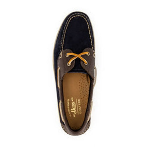 Jetty II Boatshoe Navy Nubuck/Dark Brown 20313