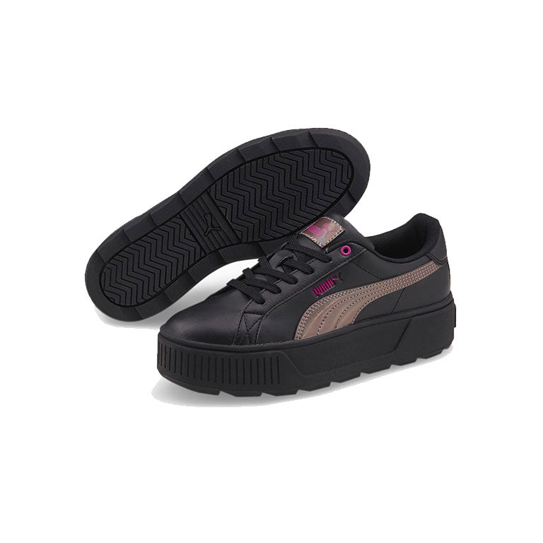 Karmen Shine Puma Black - Deep Orchid