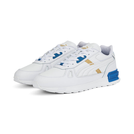 GRAVITON PRO FC PUMA WHITE-LAKE BLUE-GOLD