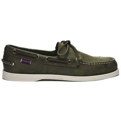 DOCKSIDES PORTLAND CRAZY H - GREEN MILITARY