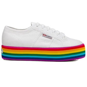 Superga 2790 White Fuscia Red